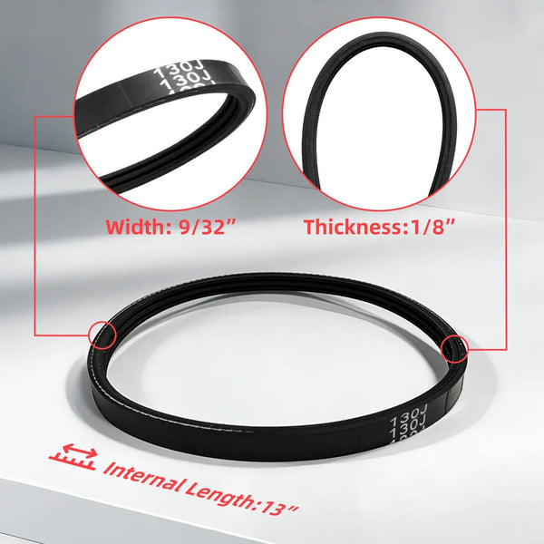 Black belt with measurements on a gray background|card