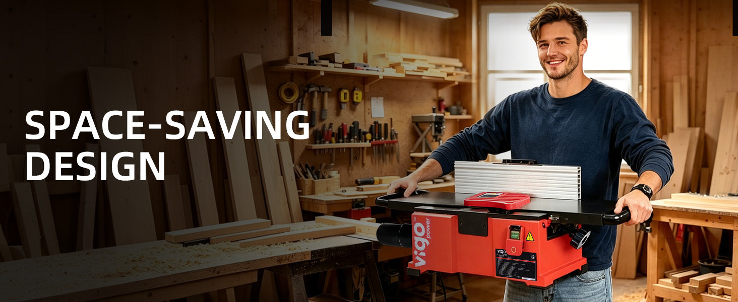 6 Inch Jointer with Spiral Cutterhead