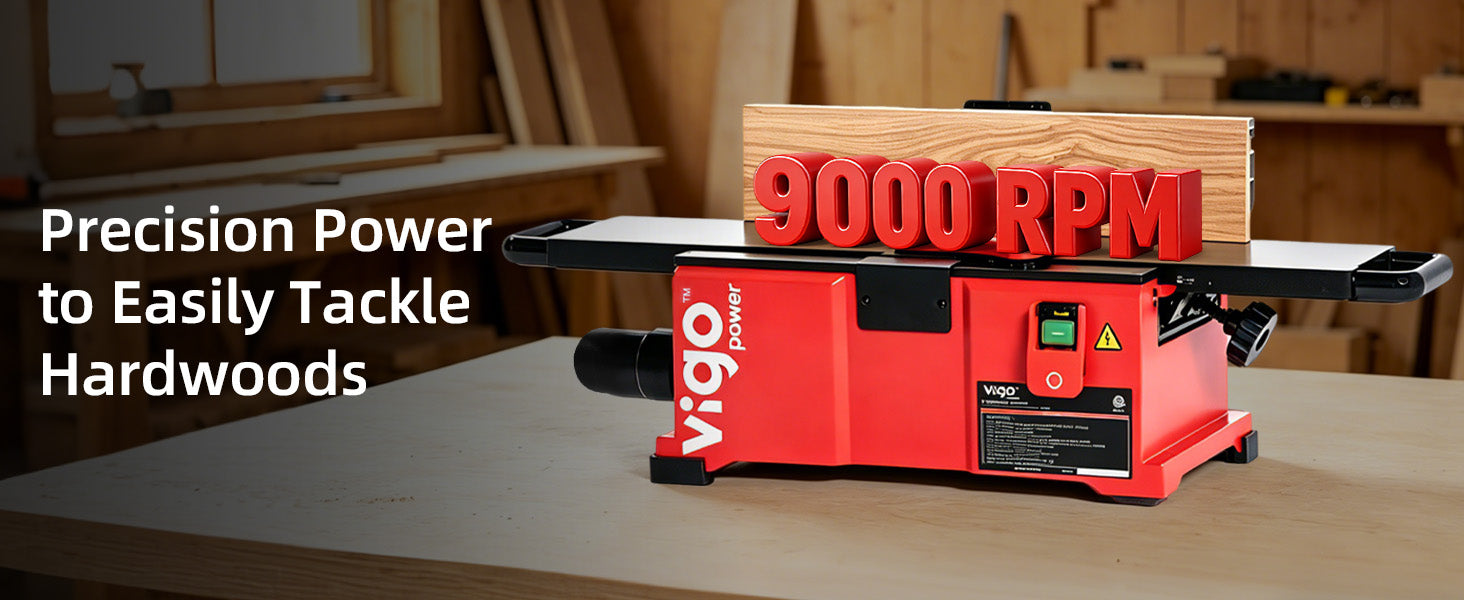 6 Inch Jointer with Spiral Cutterhead