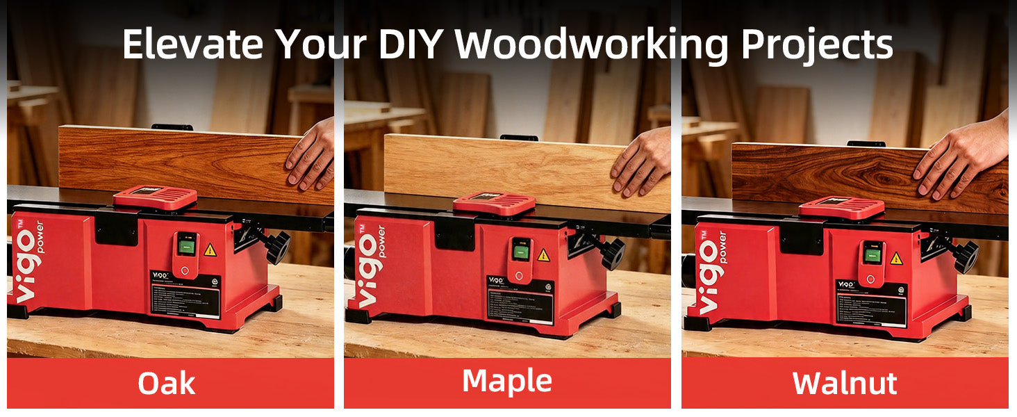 6 Inch Jointer with Spiral Cutterhead