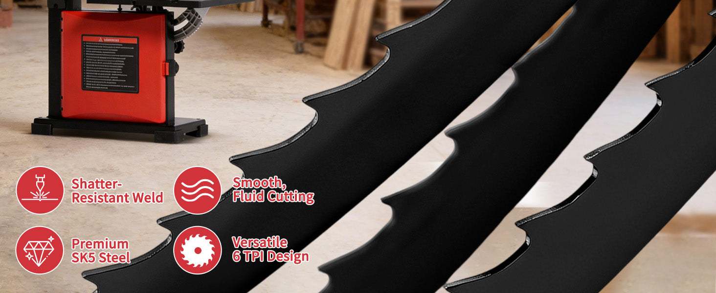 62 Inch Band Saw Blades (1-Pack) SK5
