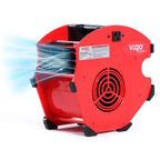 Red industrial fan with 'Vigo' branding on a white background｜card