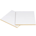 Open notebook with white pages on a white background｜card
