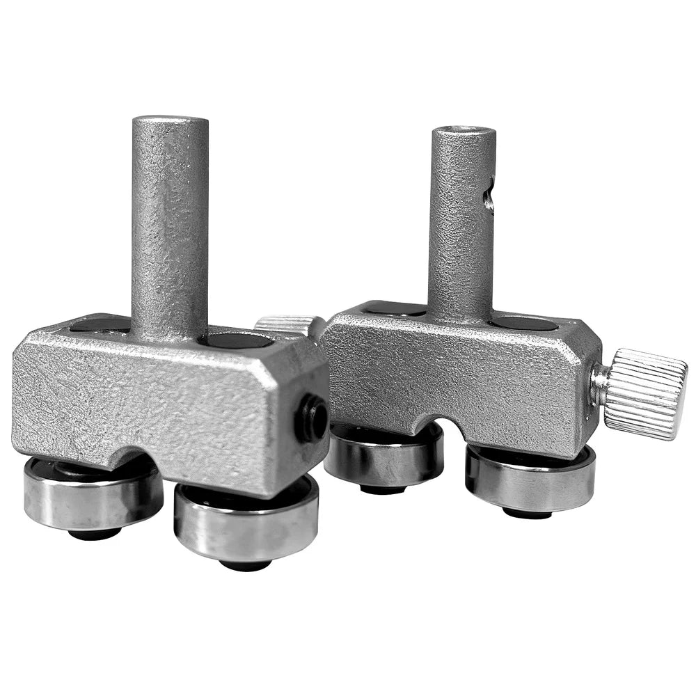 Metallic clamp or fixture on a white background｜card