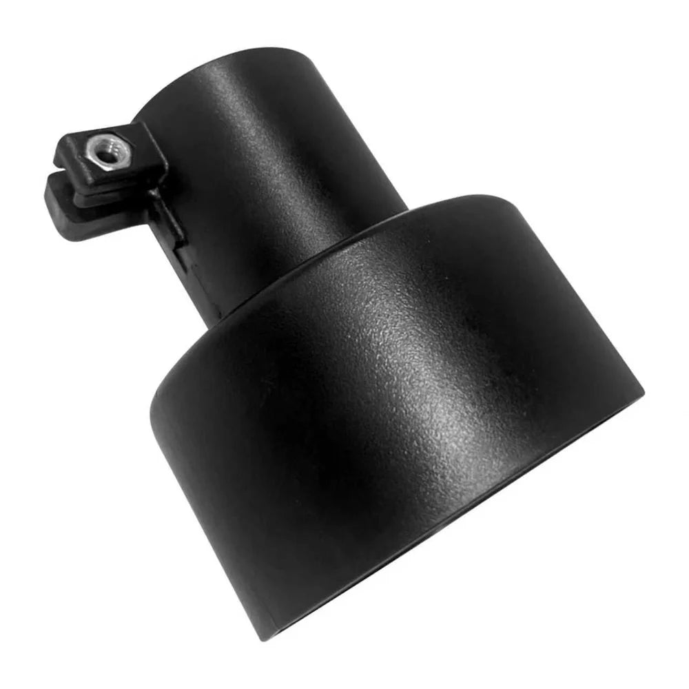 Black metal fitting on a white background｜card